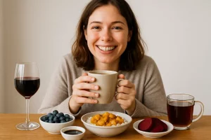 alimentos que manchan los dientes